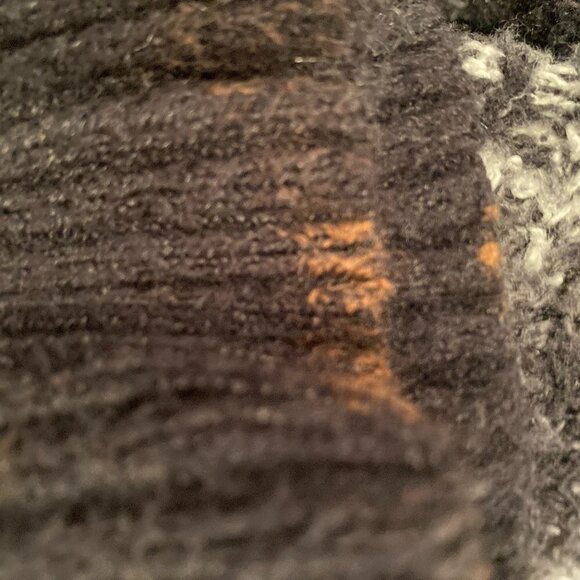 American Eagle Gray and White Women's Sweater Size Large - Picture 7 of 10